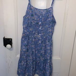 Periwinkle Floral Summer Dress